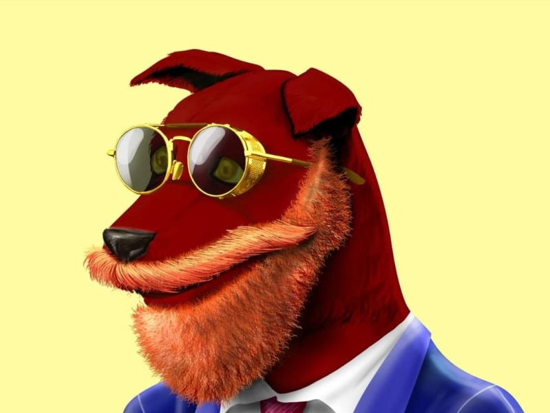 3d dog nft by Shahid Ijaz on Dribbble