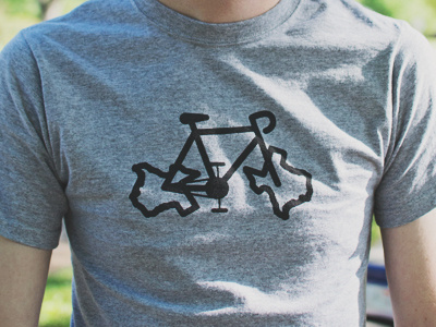 Texas Bike bike icon screenprinting shirt texas