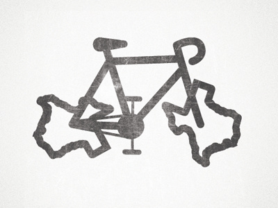 Ride bike illustration texas