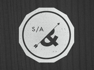 S/A logo identity typography