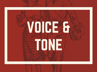Voice & Tone branding copy print typography