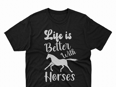 Horse T-Shirt Design adobe illustrator graphic design horse tshirt horses illustration tshirt design tshirt designs tshirts