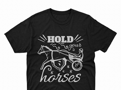 Horse T-Shirt Design adobe illustrator branding design graphic design horse horse lover horse tshirt design horses illustration tshirt design tshirt designs tshirts