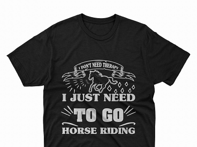 Horse T-Shirt Design adobe illustrator branding design graphic design horse t shirt design illustration tshirt design tshirt designs tshirts