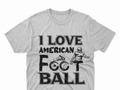 American Football T-Shirt Design adobe illustrator american football american football tshirt american football tshirt design design graphic design illustration rugby tshirt design tshirt designs tshirts