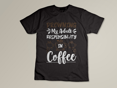 Coffee T-Shirt Design adobe illustrator branding design graphic design illustration logo tshirt design tshirt designs tshirts ui