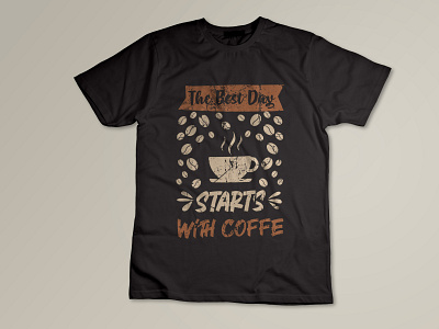 Coffee T-Shirt Design adobe illustrator branding design graphic design illustration logo tshirt design tshirt designs tshirts ui