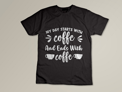 Coffee T-Shirt Design 3d adobe illustrator animation branding design graphic design illustration logo motion graphics tshirt design tshirt designs tshirts ui