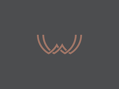 Wheatland Woodwork branding circle craftsmanship grid identity letter minimalist monogram symbol w woodwork