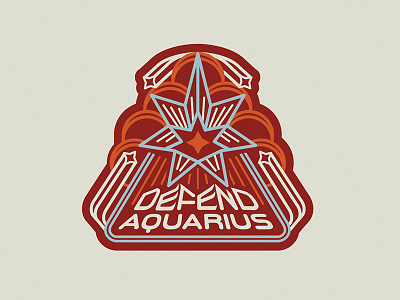Defend Aquarius Side Patch