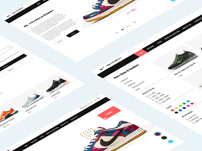 Nike Georgia -Shoe Shop e commercial nike nike shoe prodact design shoe shoe shop shoes ui ux web web design