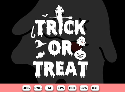 Trick Or Treat Design artwork branding design game graphic design halloween illustration logo shirt design tshirt tshirt design typography ui