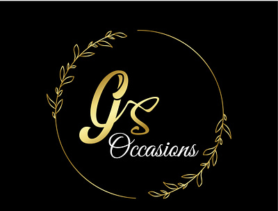 JCS Occasions logo branding business business card card card design design graphic design illustration logo logo design occasion logo script logo signature logo vintage logo