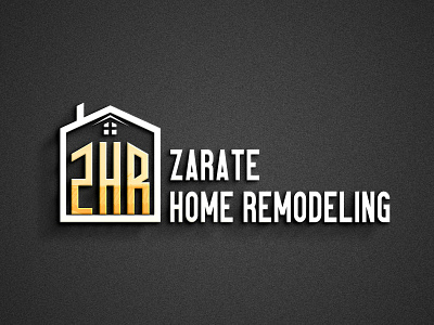 ZHR Logo branding business business card card card design constration logo design graphic design logo logo design logo designer modeling logo real estate logo remodeling logo