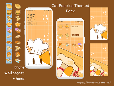 Cat Pastries Themed Pack