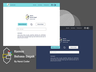 Kamus Bahasa Dayak - Landing Page