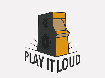 Play it Loud Logo branding logo vector