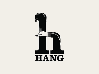 Hang art direction brand identity design logo typo typography