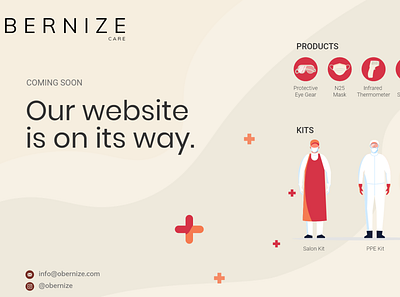 Obernize | Landing Page corona corona virus coronavirus covid covid19 website design