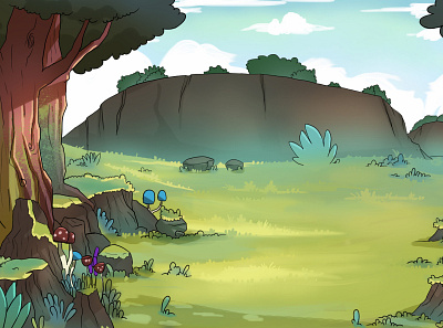 Background art 3 animation cartoon illustration