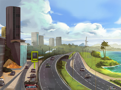 Plateau City animation cartoon illustration