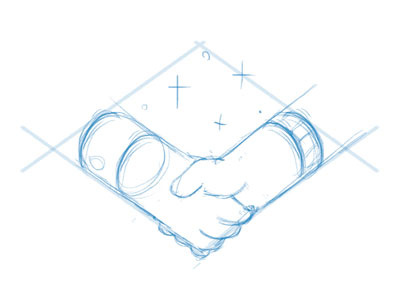 Handshake contaazul hand hands handshake line logo rascunho shake sketch trade trading