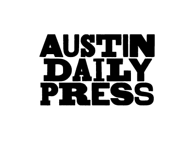 Austin Daily Press letterpress logo