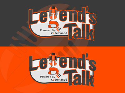 Legend's Talk-Combination Logo