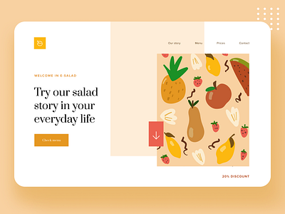 E-salad landing page 🥗