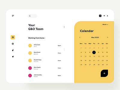 Team & Calendar