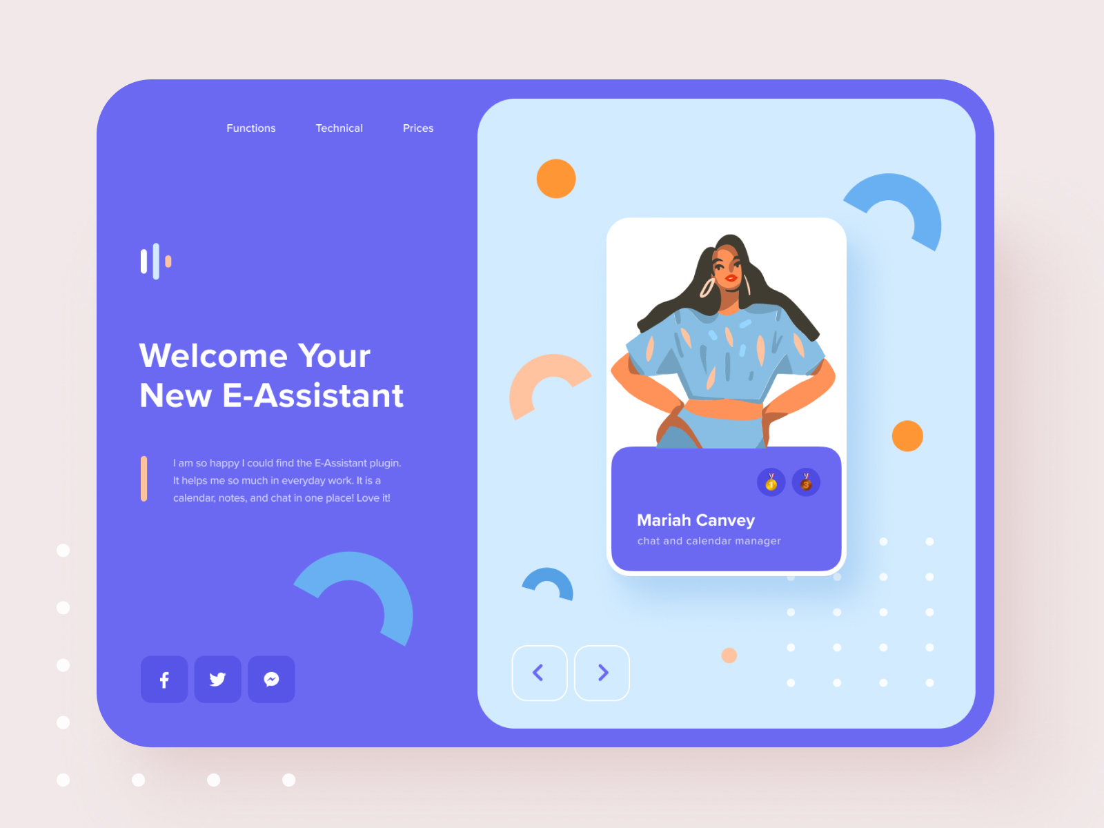 E assistant. Hello UI.