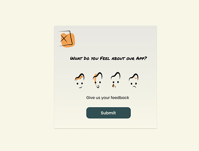 Popup Overlay app feedback illustration rateus review ui