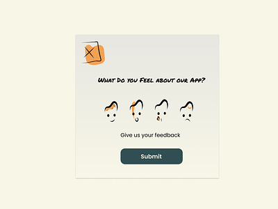 Popup Overlay app feedback illustration rateus review ui