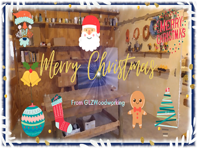 Merry Christmas / Happy Holidays From GLZWoodworking, ENJOY! christmas holidays woodwork