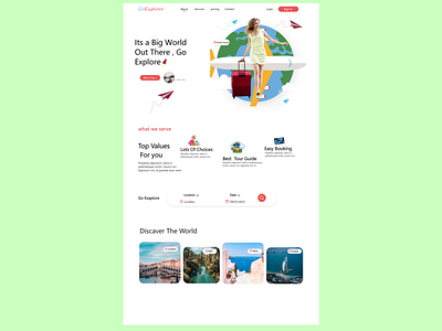 Travel Agency Web design