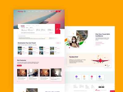 Air India website redesign concept