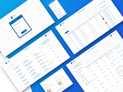 TATA AIG - Admin Pannel blue dashboard dashboard design manish dhiman ui user interface visual design web white