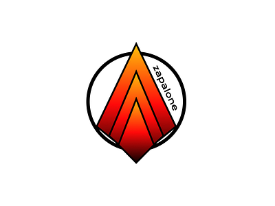 zapalone logo branding design flame gradient graphic design logo