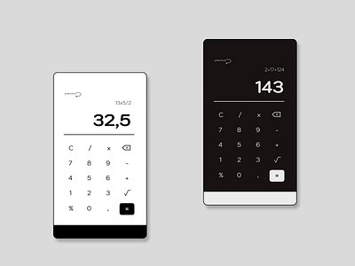 Calculator #004 app calc calculator dailyui dailyuichallenge darkmode minimalism mobile ui uidesign ux uxdesign