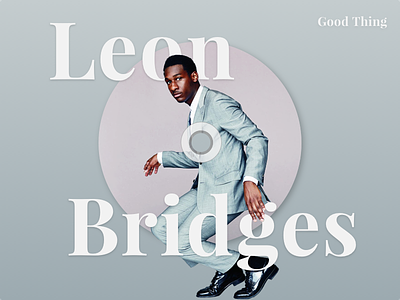 Leon Bridges bridges cd fan leon minimalistic music