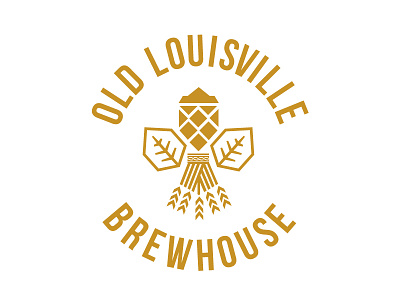 Old Louisville Brewhouse beer de fleur hops kentucky lis logo louisville microbrew wheat