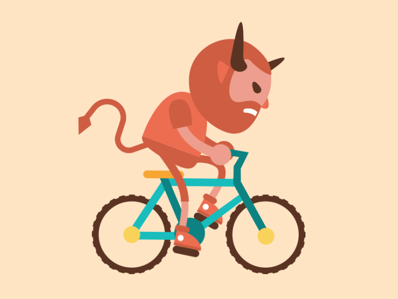 Devil MTB Rider