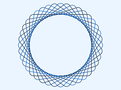 Geometric Square-Round Shape design ge graphic design illustration logo vector