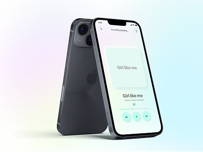 Neumorphic Music Player App app apple apple music ios iphone music music app neumorphism spotify ui ux