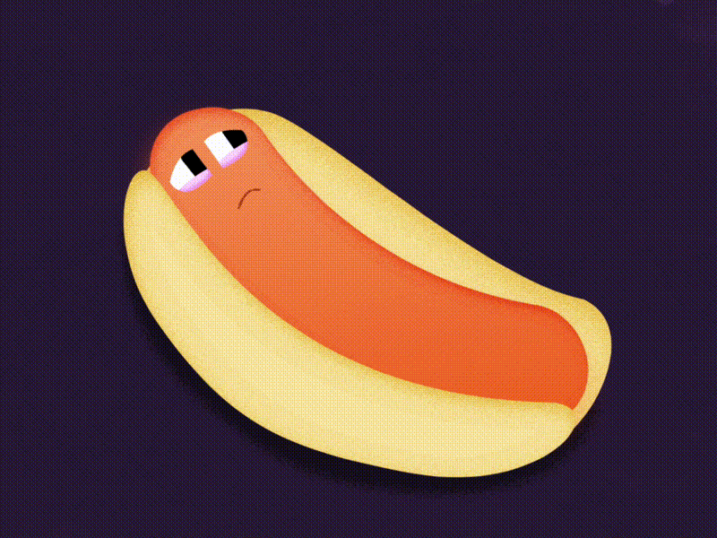 mmm aftereffects animation 2d design hot hotdog illustration motion graphics uruguay