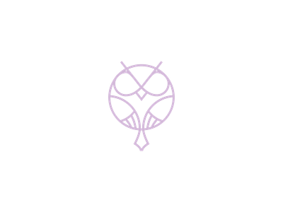 Geometric Infinity Owl Logo