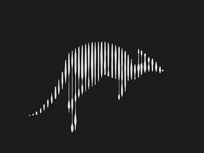 Kangaroo Sound Waves Logo