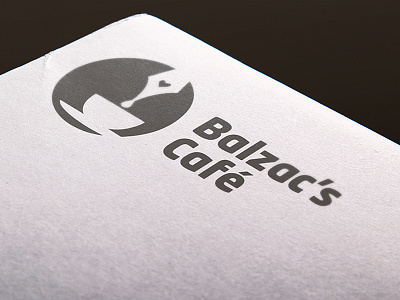 Balzac's Cafe Logo Design branding creative icon logo logo design symbol writers