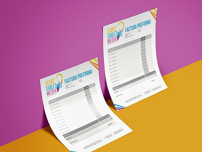 Invoice Design branding graphic design invoice print stationary