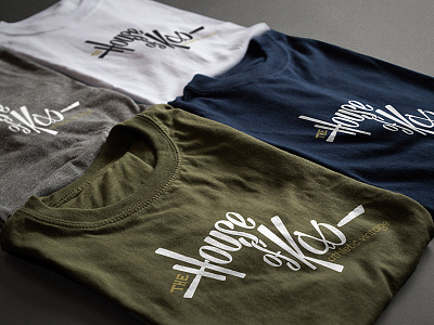 The House of Koo Lettering on T-shirts